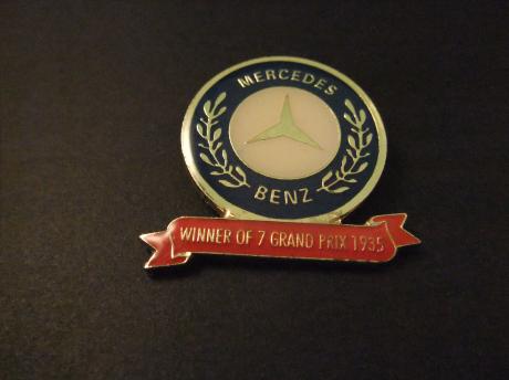 Mercedes-Benz 7 X winnaar Formule 1 Grand Prix 1935